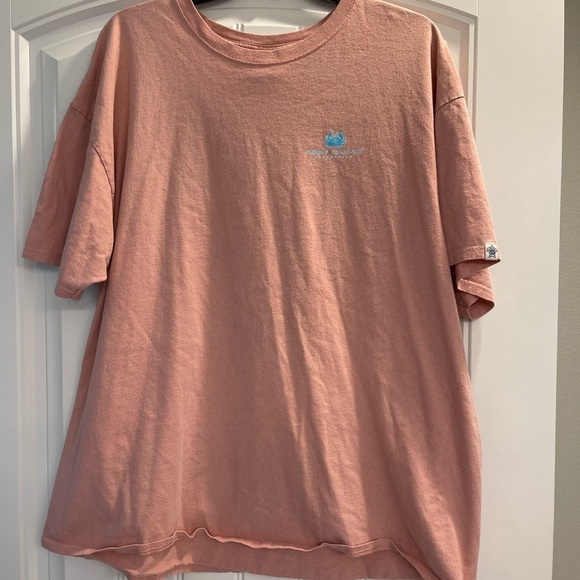 Simply Southern Grey America the Beautiful Crab Short Sleeve T-Shirt Size Large - Picture 2 of 4